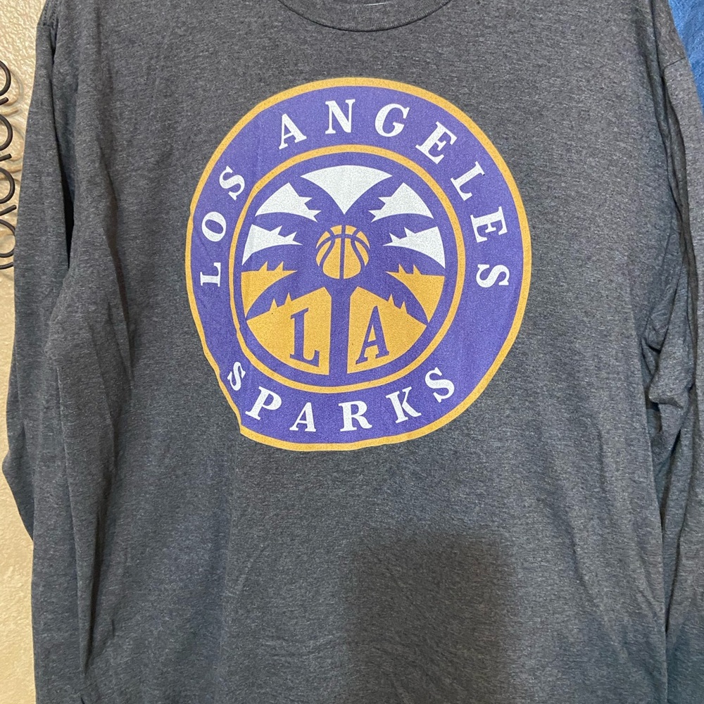 Los Angeles Sparks Gray Long Sleeve Shirt